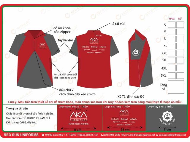 Áo Đồng Phục Thun Cao Cấp Phong Cách Chuyên Nghiệp