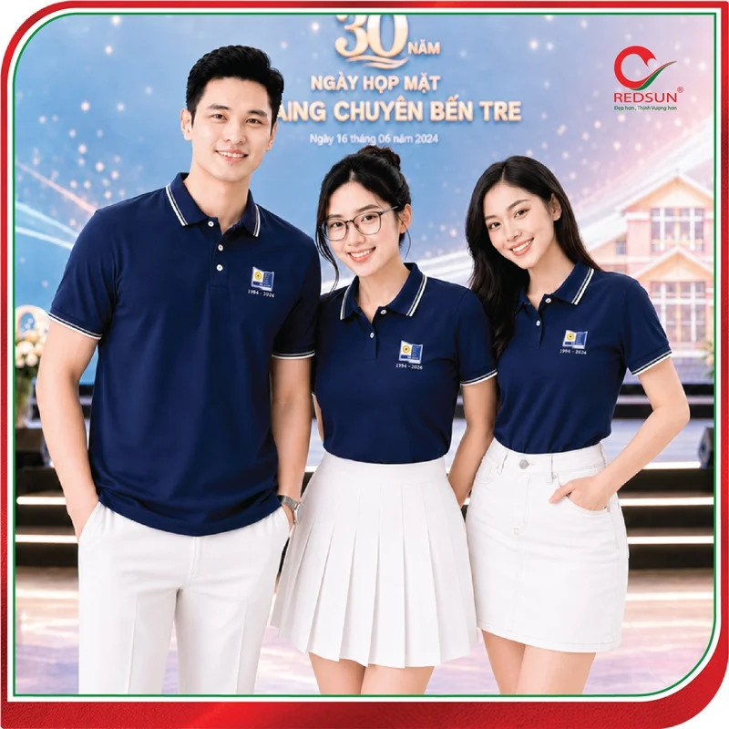 Áo Lớp Kỷ Niệm 30 Năm Ngày Gặp Mặt Trường Chuyên Bến Tre