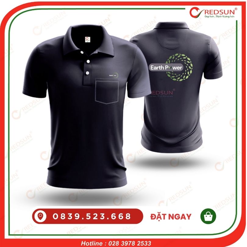 Áo thun đồng phục công nhân công ty Earth Power