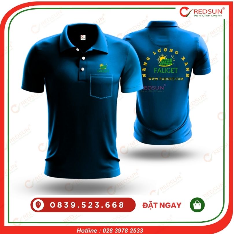 Áo thun đồng phục công nhân công ty Fauget