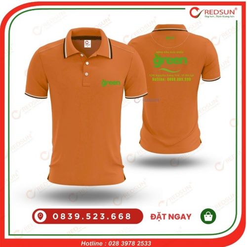 Áo thun đồng phục công nhân công ty Green