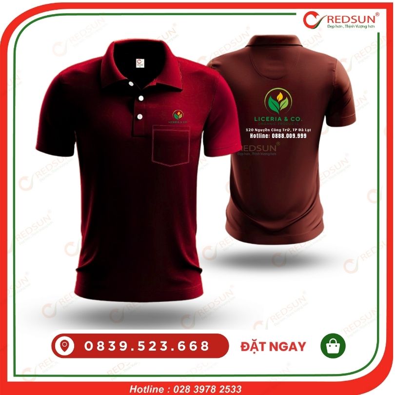Áo thun đồng phục công nhân công ty Liceria & Co.