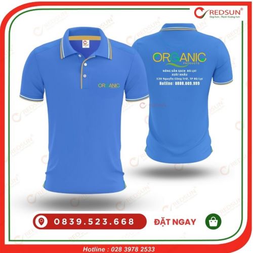 Áo thun đồng phục công nhân công ty Organic
