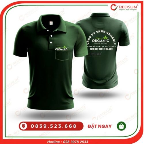 Áo thun đồng phục công nhân Công ty Organic