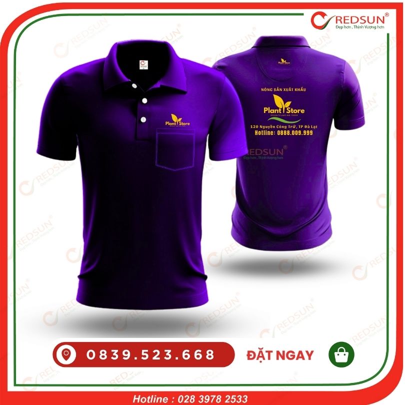 Áo thun đồng phục công nhân công ty Plant Store