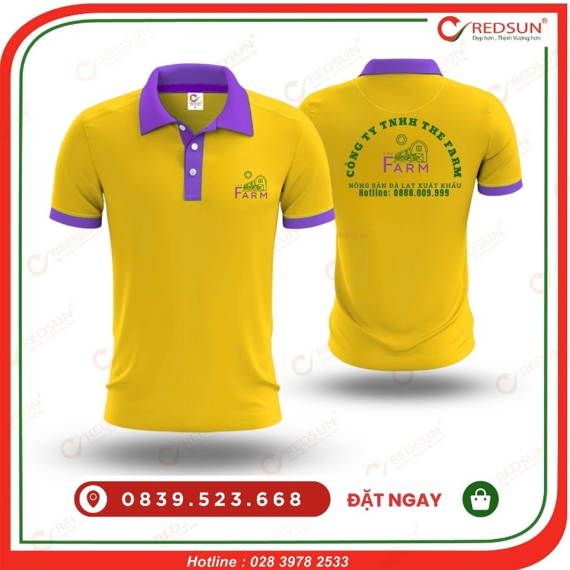 Áo thun đồng phục công nhân công ty The Farm