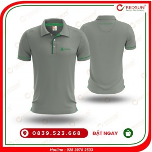 Áo thun đồng phục công ty Adama Xám