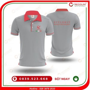Áo thun đồng phục công ty StyleKit xám