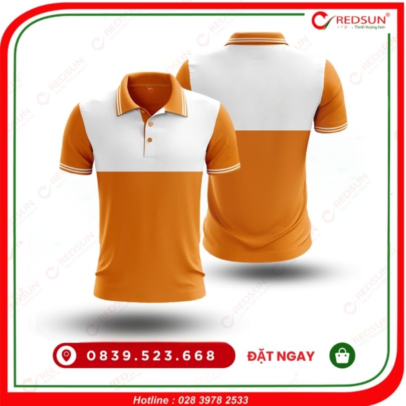 Áo thun đồng phục ngân hàng Sacombank nhân viên