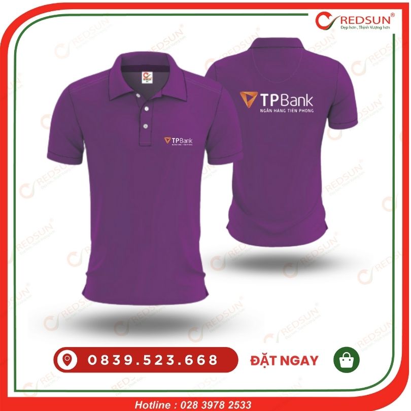 Áo thun đồng phục ngân hàng TPbank