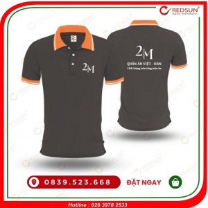 Áo thun đồng phục nhà hàng 2M Việt Hàn Restaurant