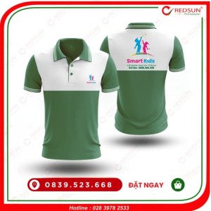 Áo thun đồng phục trung tâm ngoại ngữ Smart Kid