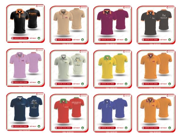 Công nghệ in/thêu hiện đại: In PET, in lụa hoặc thêu vi tính giúp logo bền màu, không bong tróc.