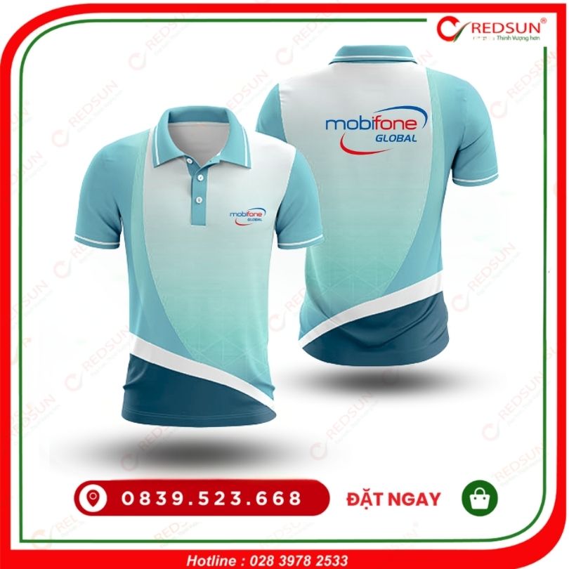 Áo thun quảng cáo quà tặng Mobifone 1