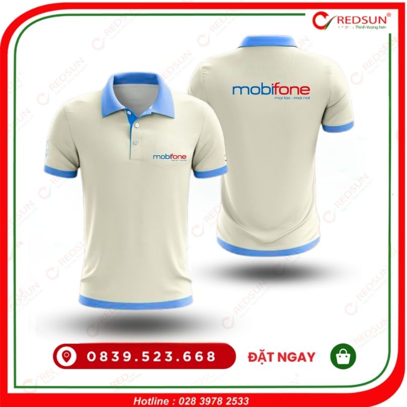 Áo thun quảng cáo quà tặng Mobifone 2
