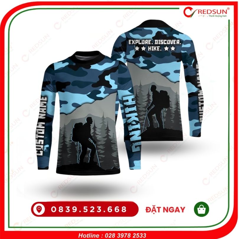 Áo thun tay dài hội nhóm leo núi RS-TD04