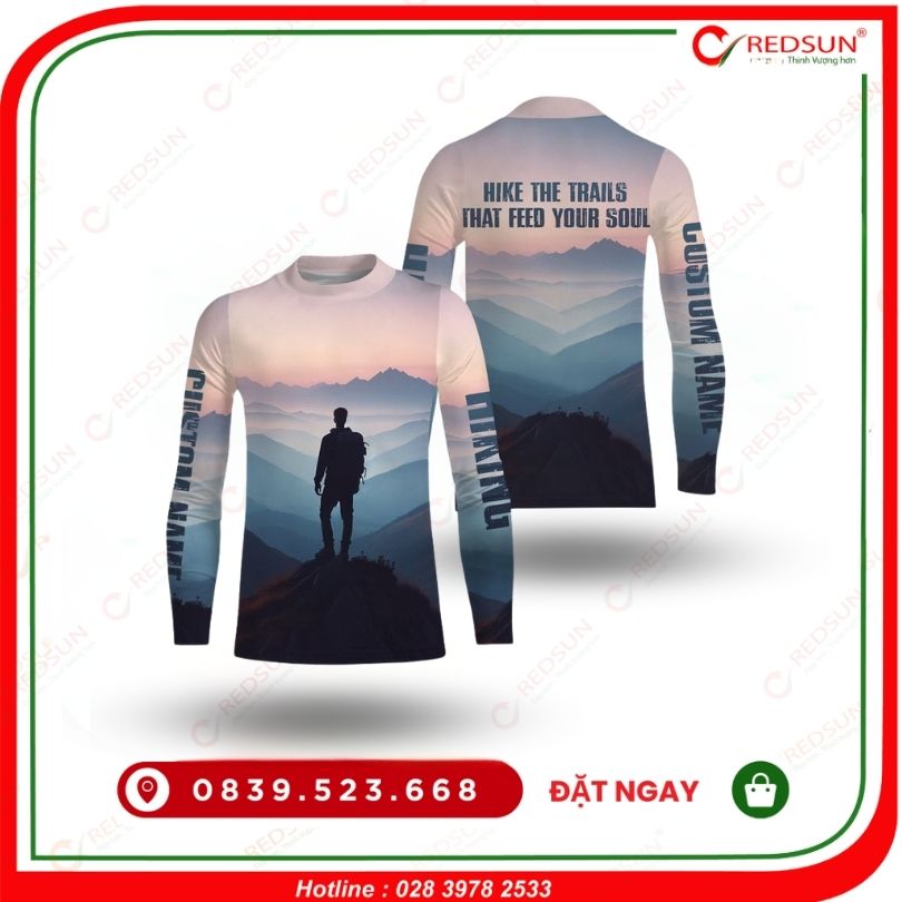 Áo thun tay dài hội nhóm leo núi RS-TD05
