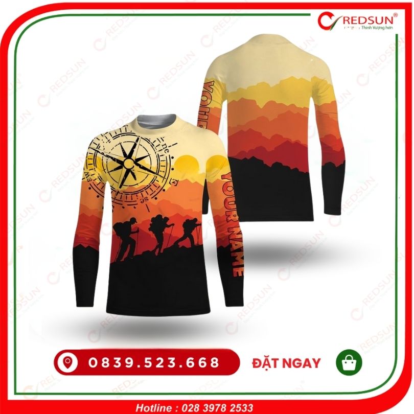 Áo thun tay dài hội nhóm leo núi RS-TD10