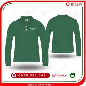 Áo thun tay dài SeaLink màu xanh lá