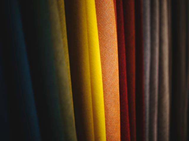 Bảng màu vải thun cá sấu PE 4 chiều 