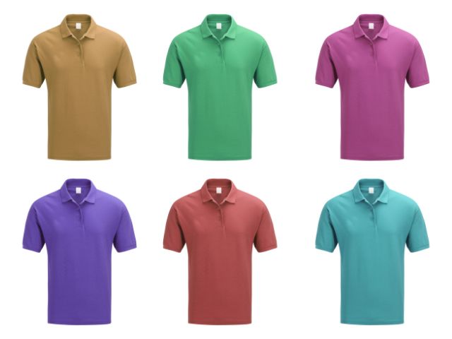 Giá may áo thun đồng phục từ vải cá sấu poly 4 chiều có rẻ không