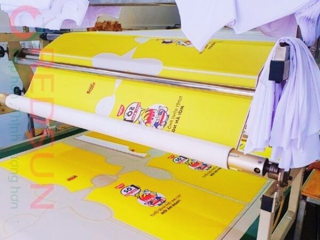 In chuyển nhiệt – Phù hợp vải sáng màu, hình ảnh sắc nét, chi tiết