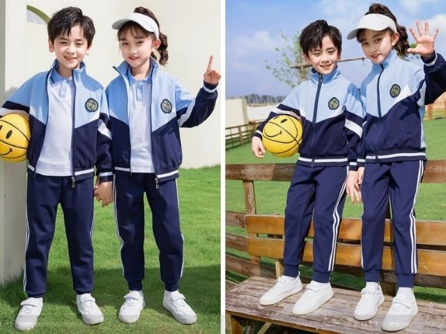 Mẫu áo khoác phao dày dặn, chống nước với dải phản quang