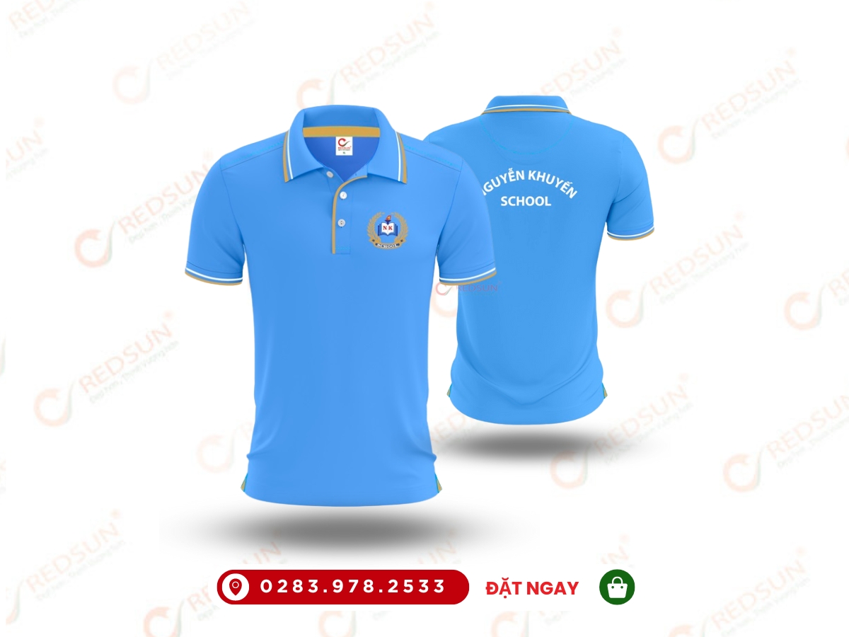 May áo thun đồng phục học sinh Nguyễn Khuyến School