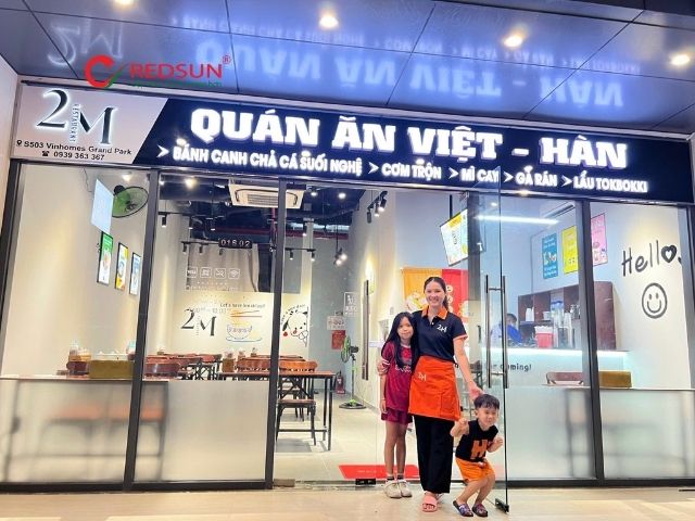 Dự án may áo thun đồng phục quán ăn Việt Hàn  