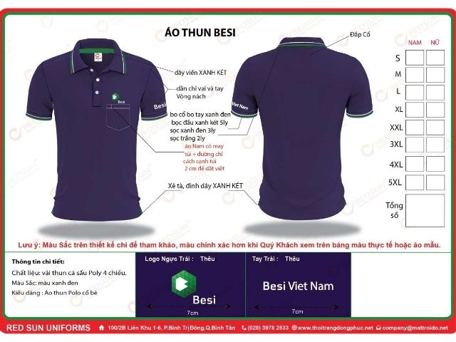 Xưởng May Gia Công Áo Thun & Đồng Phục Theo Yêu Cầu