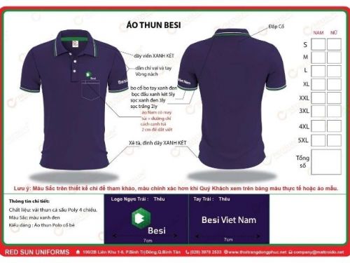 Xưởng May Gia Công Áo Thun & Đồng Phục Theo Yêu Cầu