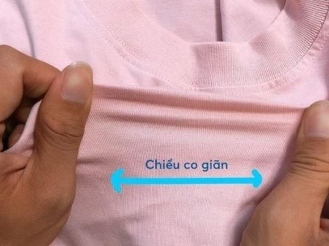 Vải thun trơn 100% cotton 2 chiều có bị chảy xệ khi mặc không