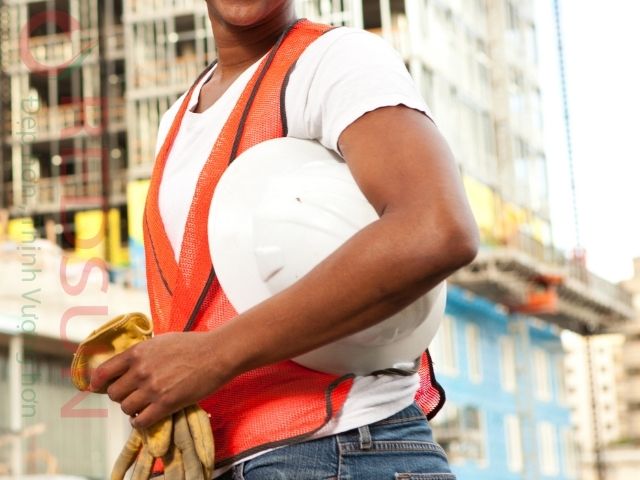 Áo thun đồng phục công nhân xây dựng – công trình